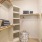 Spacious and well lit closet